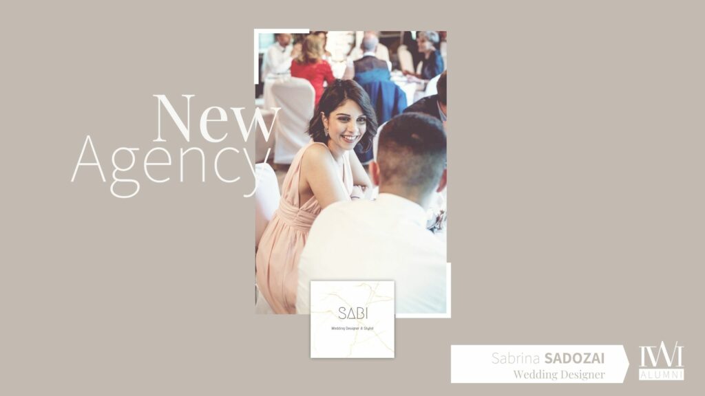 iwi alumni sabrina sadozai sabi wedding designer