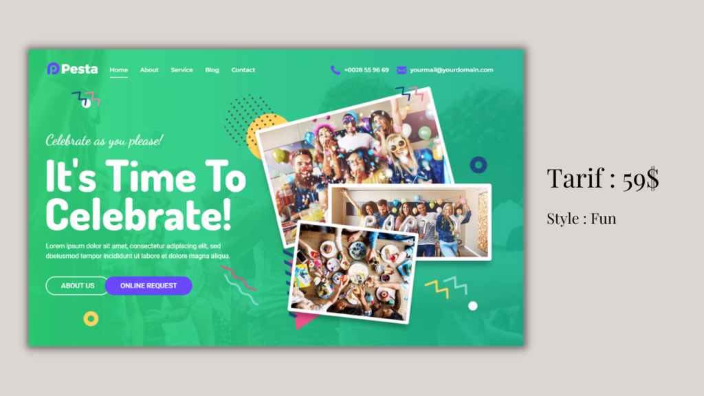 créer un site wedding planner