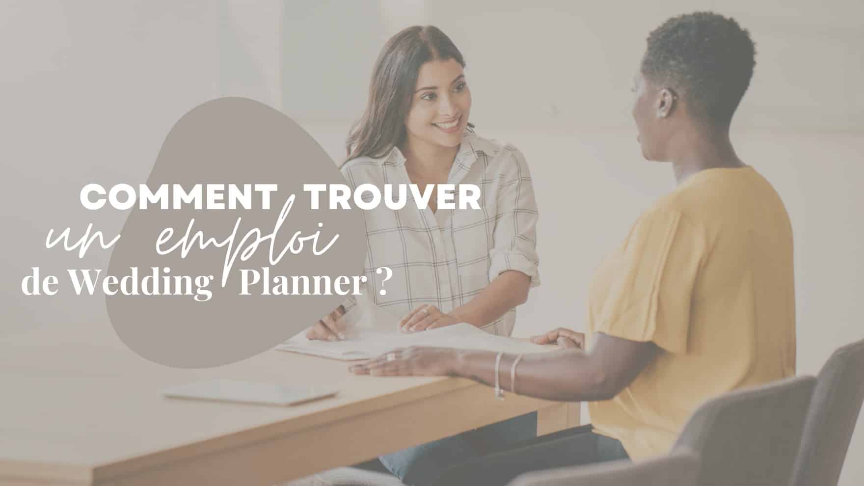 offres emploi wedding planner