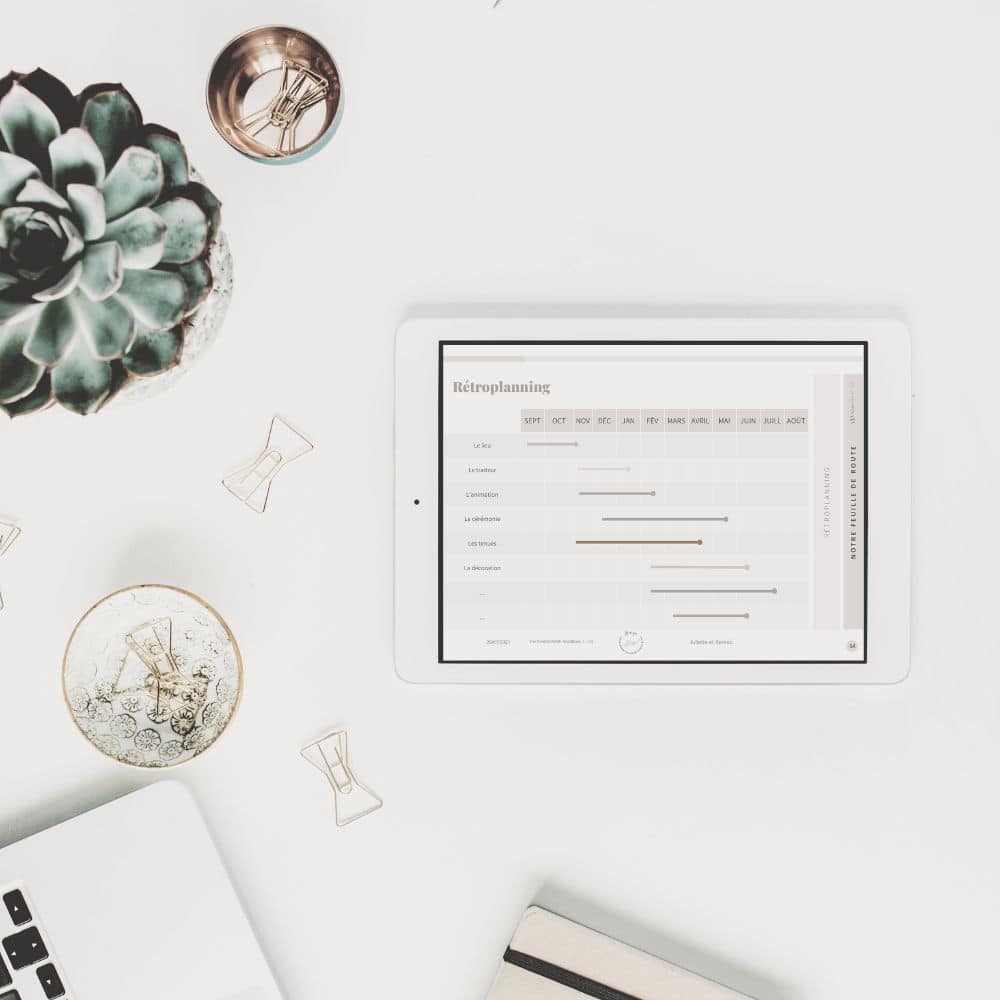outils inclus dans la formation wedding planner
